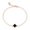 Gelang Emas Clover One Flower