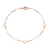 Gelang Emas Dainty – Heart Love