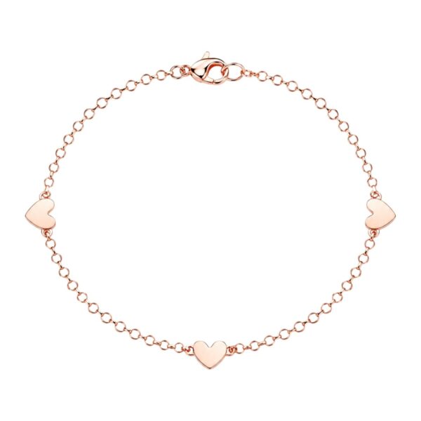 Gelang Emas Dainty – Heart Love
