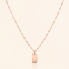 Kalung Emas Aksara Gold – Bisa Custom Inisial – 8K