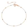 Gelang Emas Kaki Jedar 1 Layer 3 Warna 8k