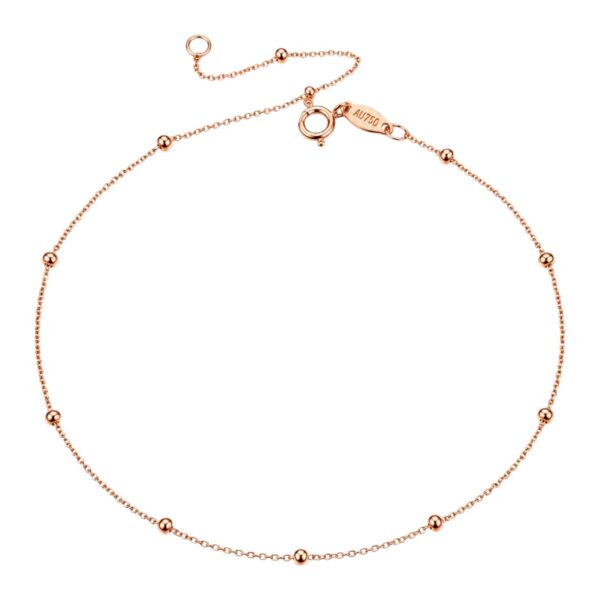 Gelang Emas Kaki Jedar 1 Layer Dewian 8K