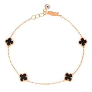 Gelang Emas Black Clover 4 Daun