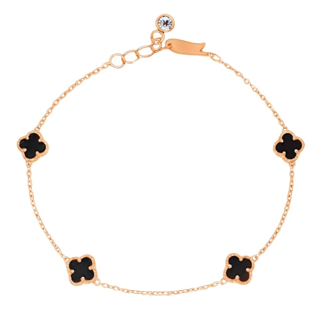 Gelang Emas Black Clover 4 Daun