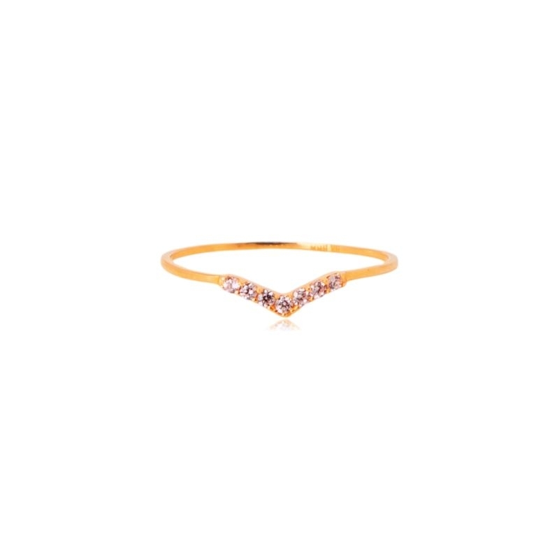 Cincin Emas Aurel Cute Gold 8K - Gambar 3