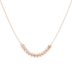 Kalung Emas Gandum Minimalis