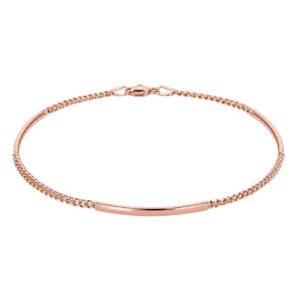 Gelang Emas Kosongan 3 Plat Polos 8K