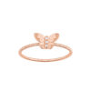 Cincin Emas Kawatan Kembangan Butterfly