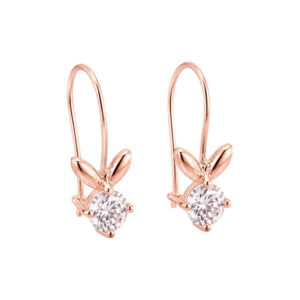 Anting Emas Kawatan Solitaire Padi